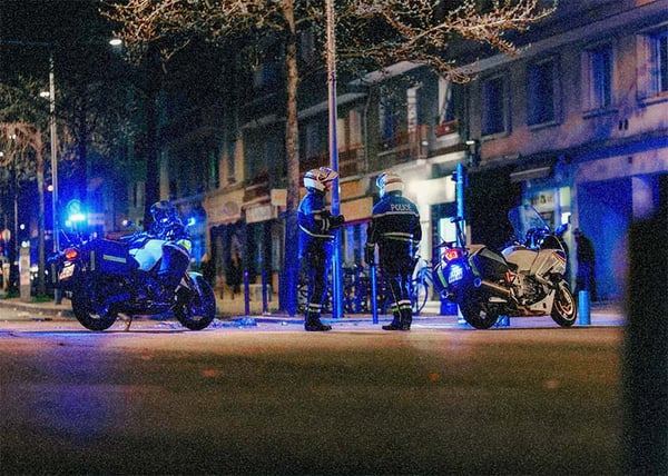 Police on the street