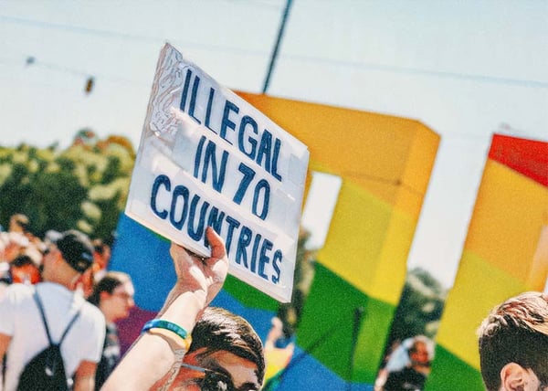 Pride protest